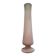 Vase haut en pierre sculptée rose-beige