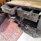 Furniture old industrial workshop