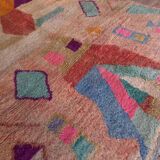 Tapis berbère de Boujaad couleurs pastel 260 x 160 cm