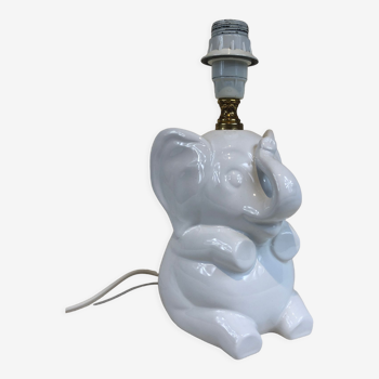 Ceramic elephant lamp