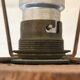 Vintage openwork wood lamp annees 60