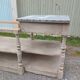 Grand meuble style drapier en bois et zinc