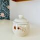 Vintage sandstone sugar bowl Sarreguemines France