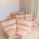 Canapé modulable vintage en cuir des années 1970, couleur blush, par Tito Agnoli pour Poltrona Frau, modèle Petronio, design mid-century, mobilier de luxe