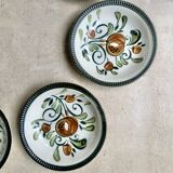 Set of 8 Boch La Louvière soup plates - Argenteuil series