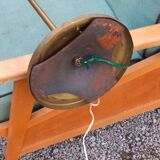 50s floor lamp in gilded brass