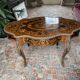 Table française en marqueterie du XIXe siècle