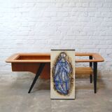 Table basse avec bar intérgré parAlfred Hendrickxpour Belform 1956
