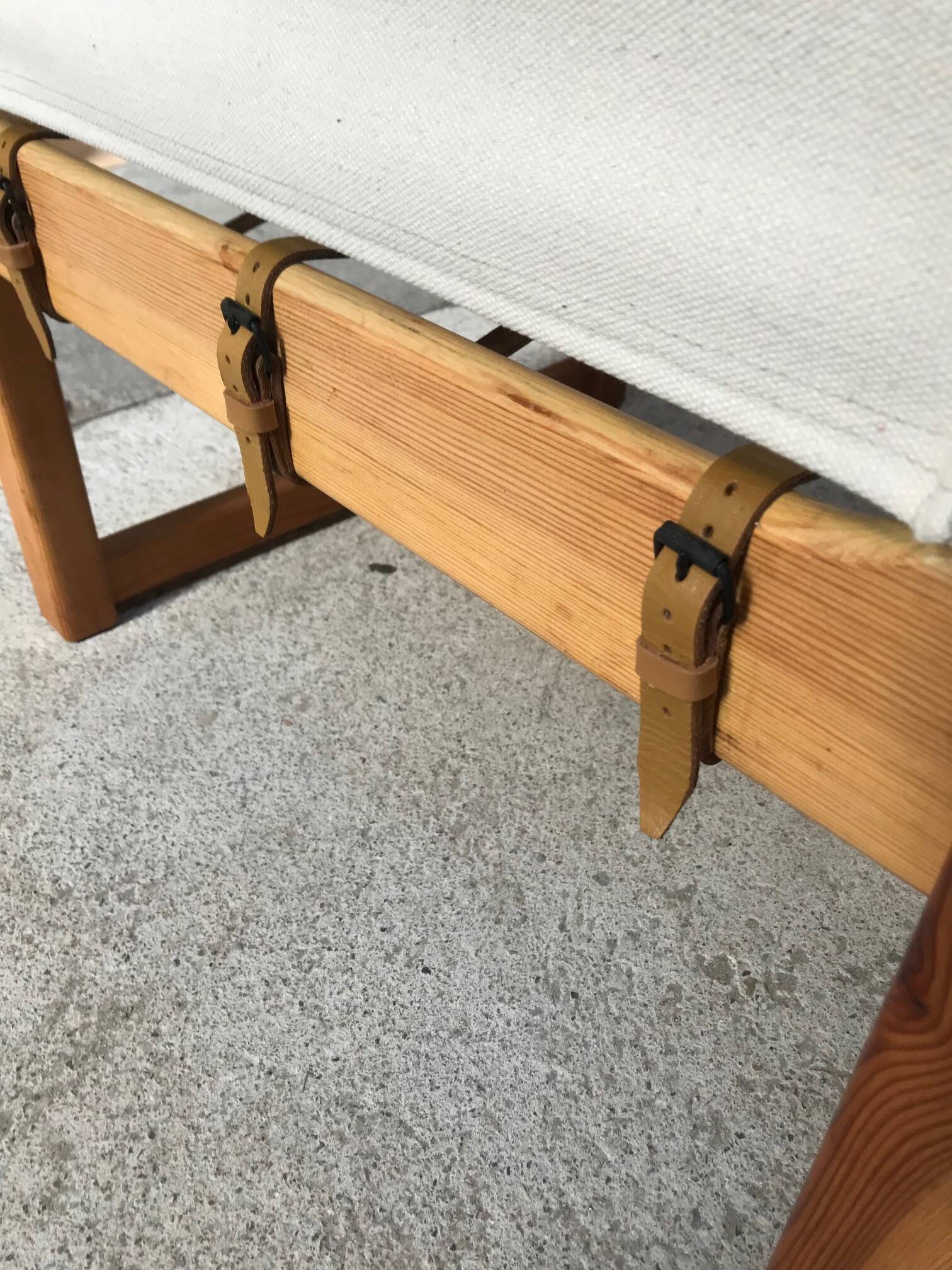 Vintage armchair by Karin Mobring from the 70s, new fabric and straps