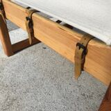 Vintage armchair by Karin Mobring from the 70s, new fabric and straps