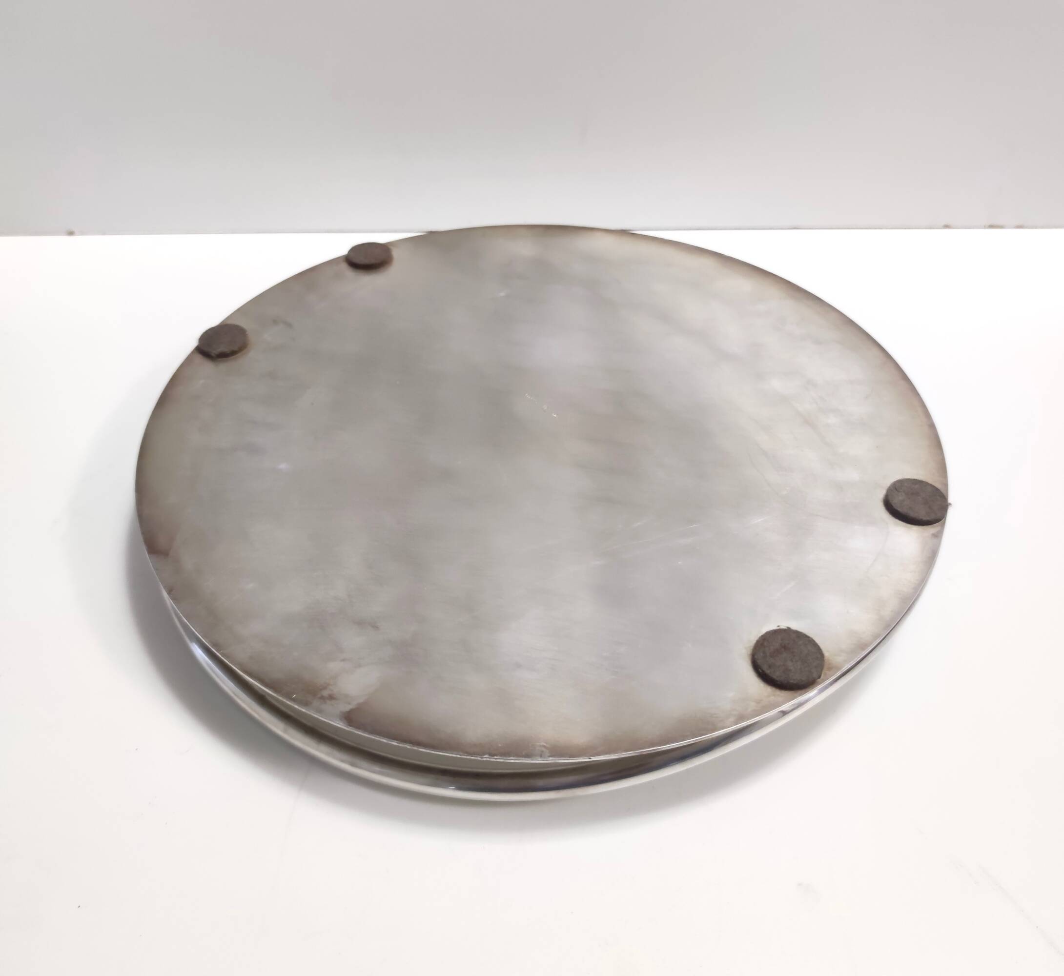 Silver-Plated Serving Plate or Tray Attr. to Lino Sabattini