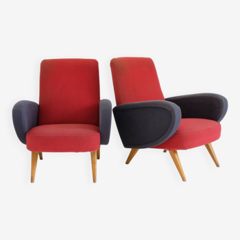 Pair of 60s armchairs