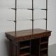 Antique French Oak Shop Counter Cabinet / Shelving Unit, 19th Century