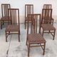 Set of 6 Dining Chairs by Mario Marenco for Mobilgirgi, 70s