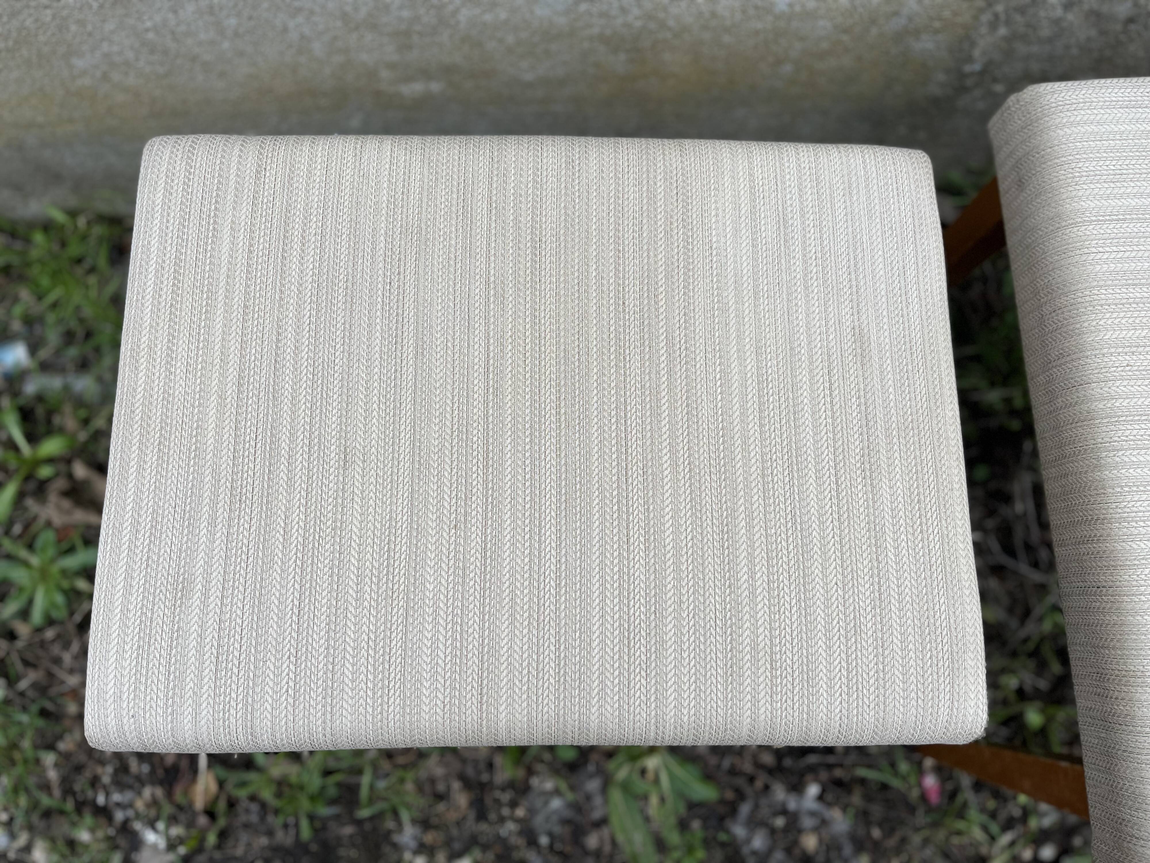 Vintage ottoman footrest