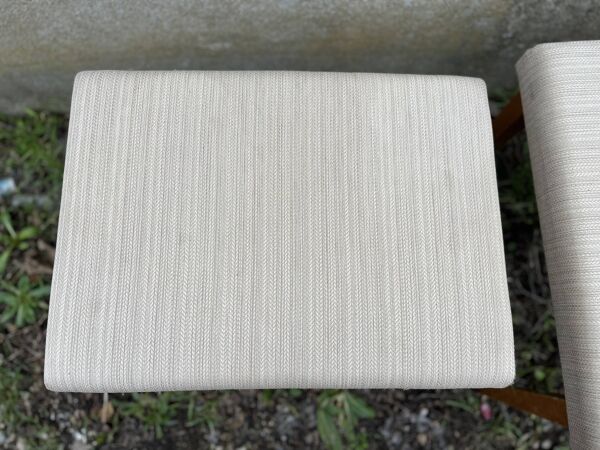 Repose pied tabouret ottoman vintage