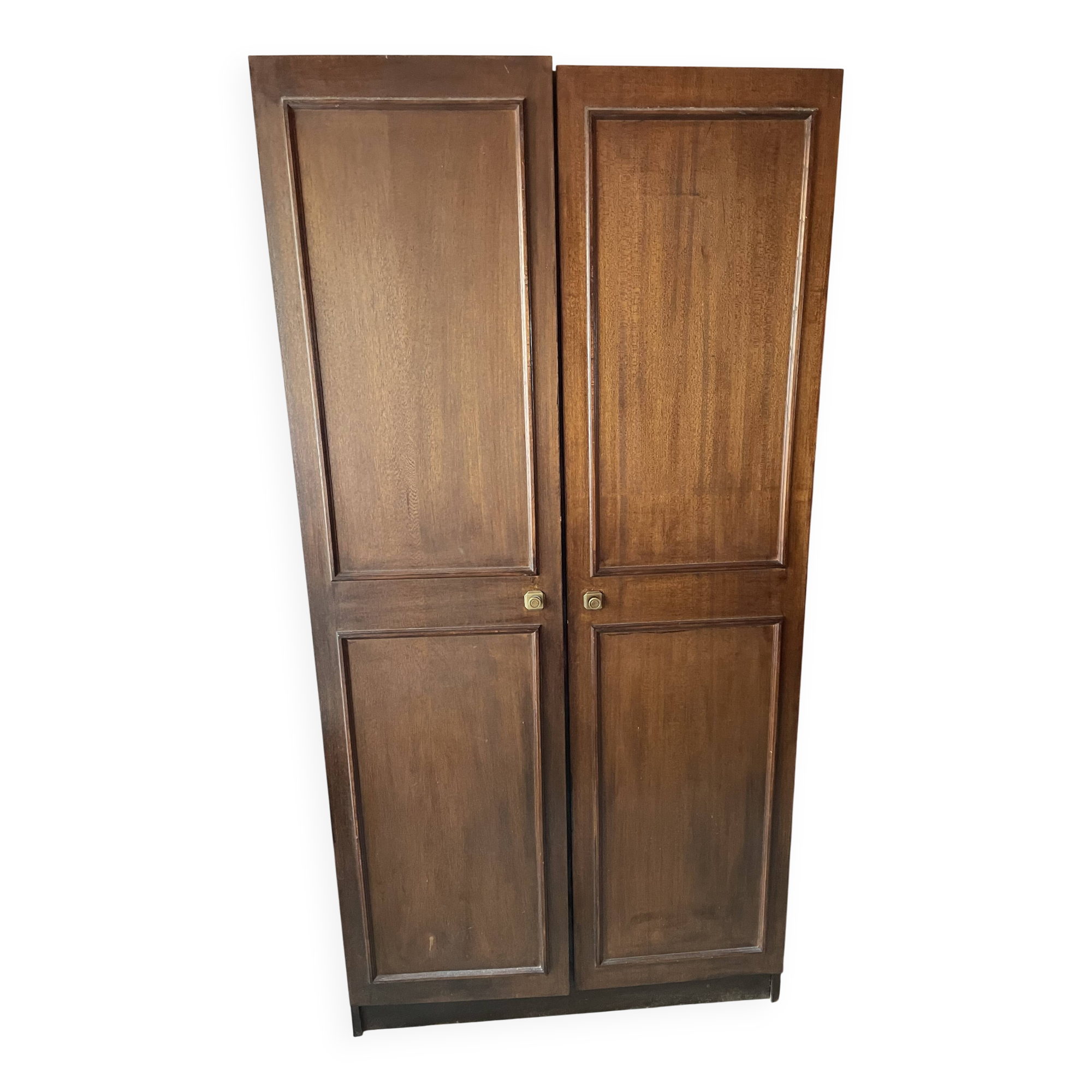 Vintage solid wood wardrobe