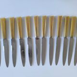 Set of 12 bakelite knives