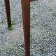 Oak writing table with spindle legs, early 20th century
