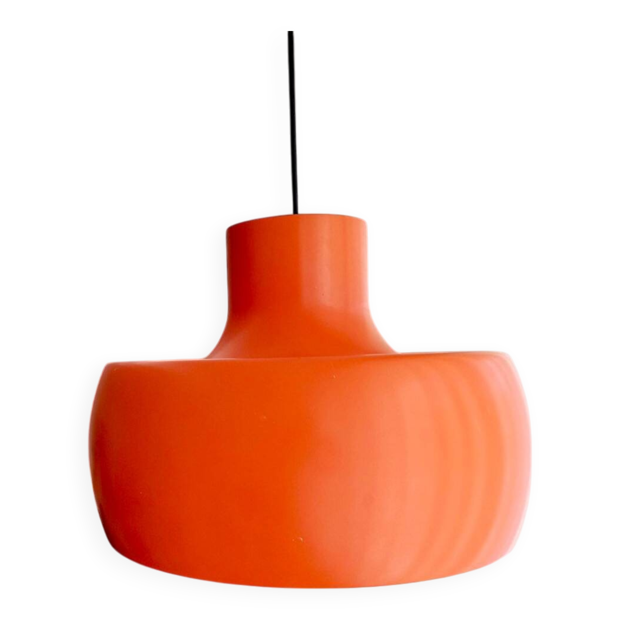 Large orange pendant light for dining room