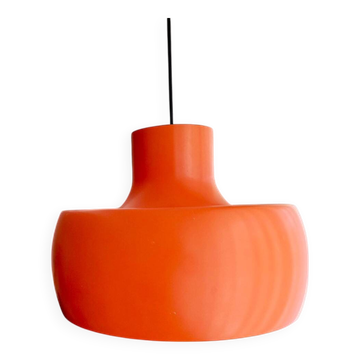 Large orange pendant light for dining room