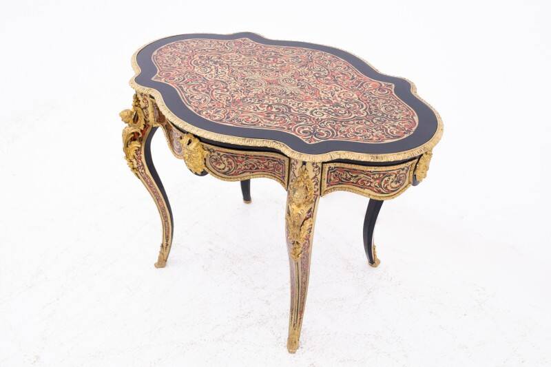 Antique table, France, mid-19th century. After renovation.