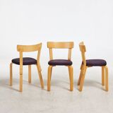4 Alvar Aalto chairs model 60 for Artek