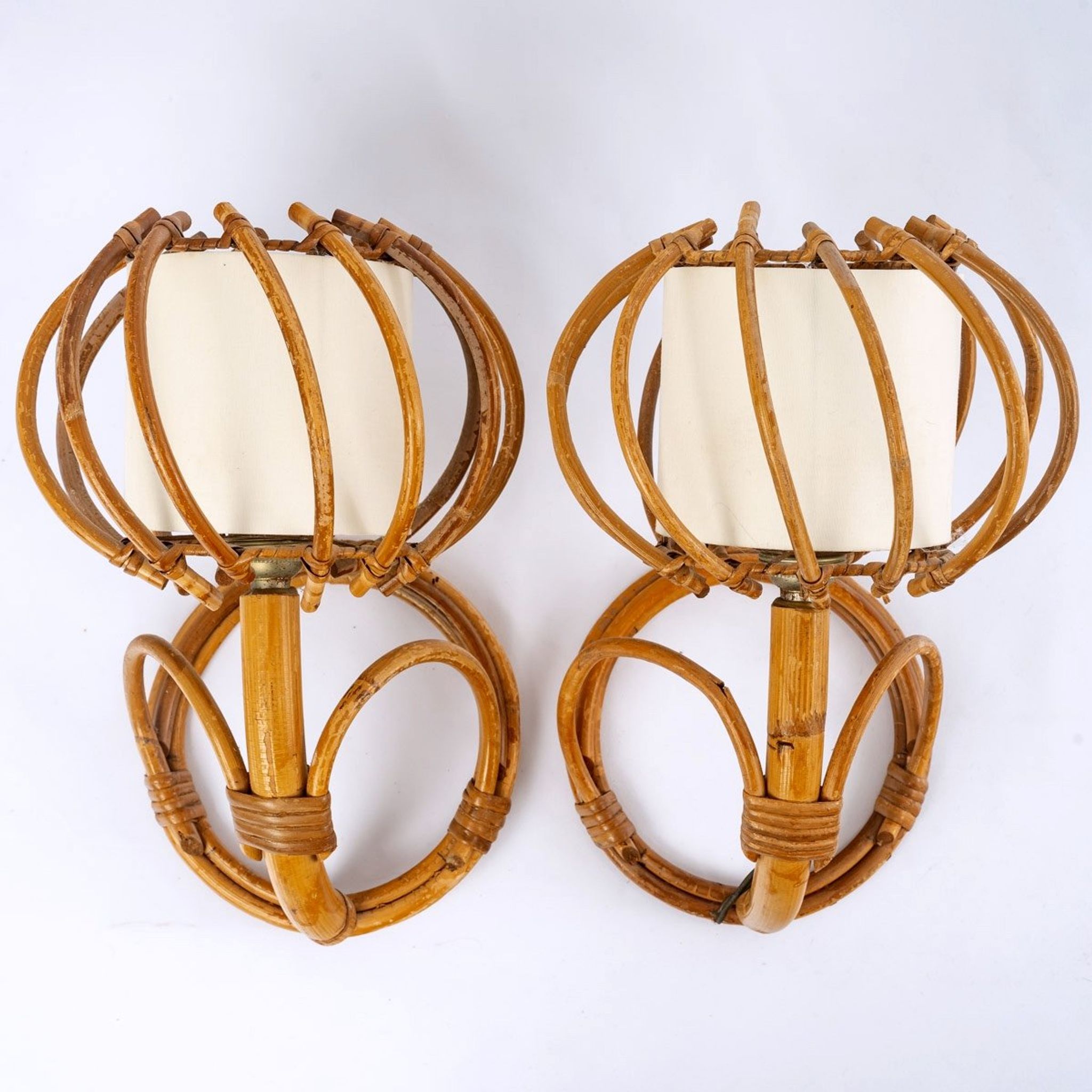 Pair Wall Lamps Known as Lanterns  Period : XXth Century
