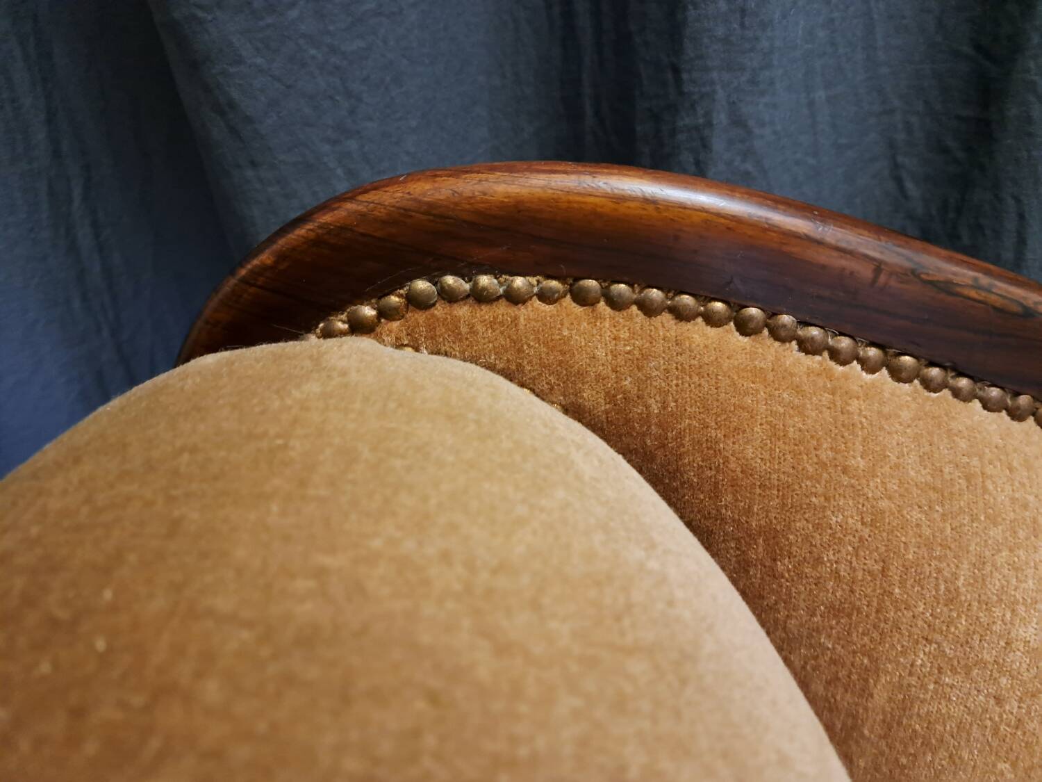 Napoleon III daybed in rosewood