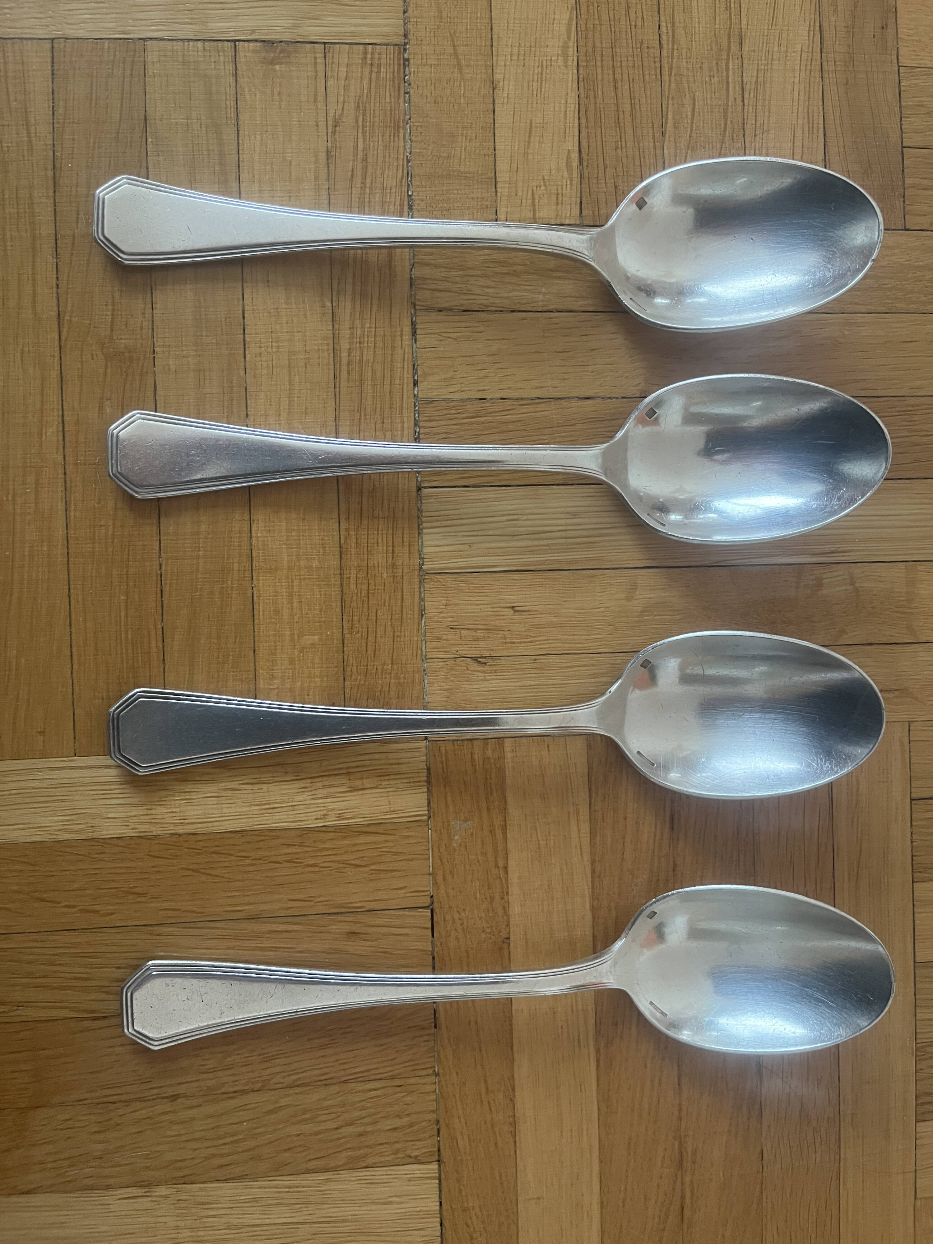 Christofle America model soup spoon
