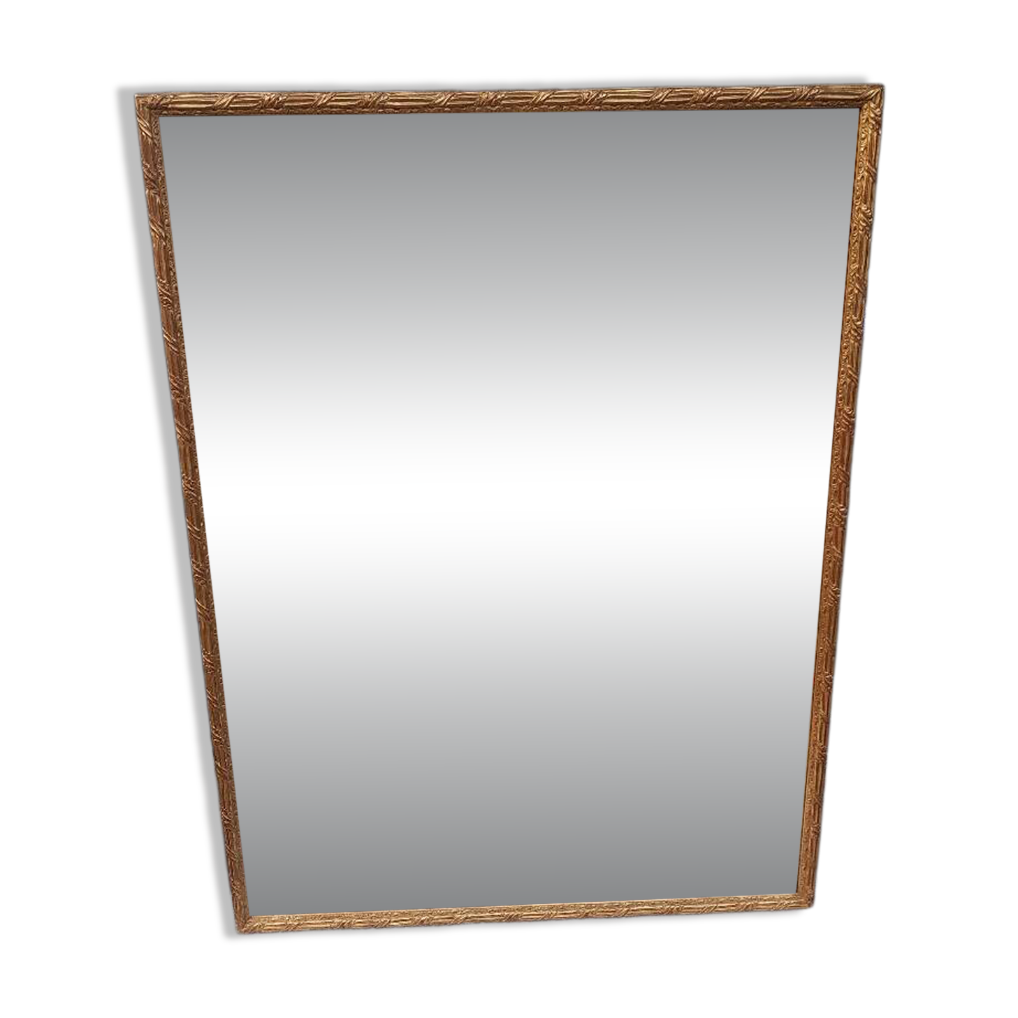 Golden mirror in louis xv style