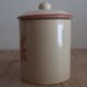 Pot à épices avec couvercle décor fleurie