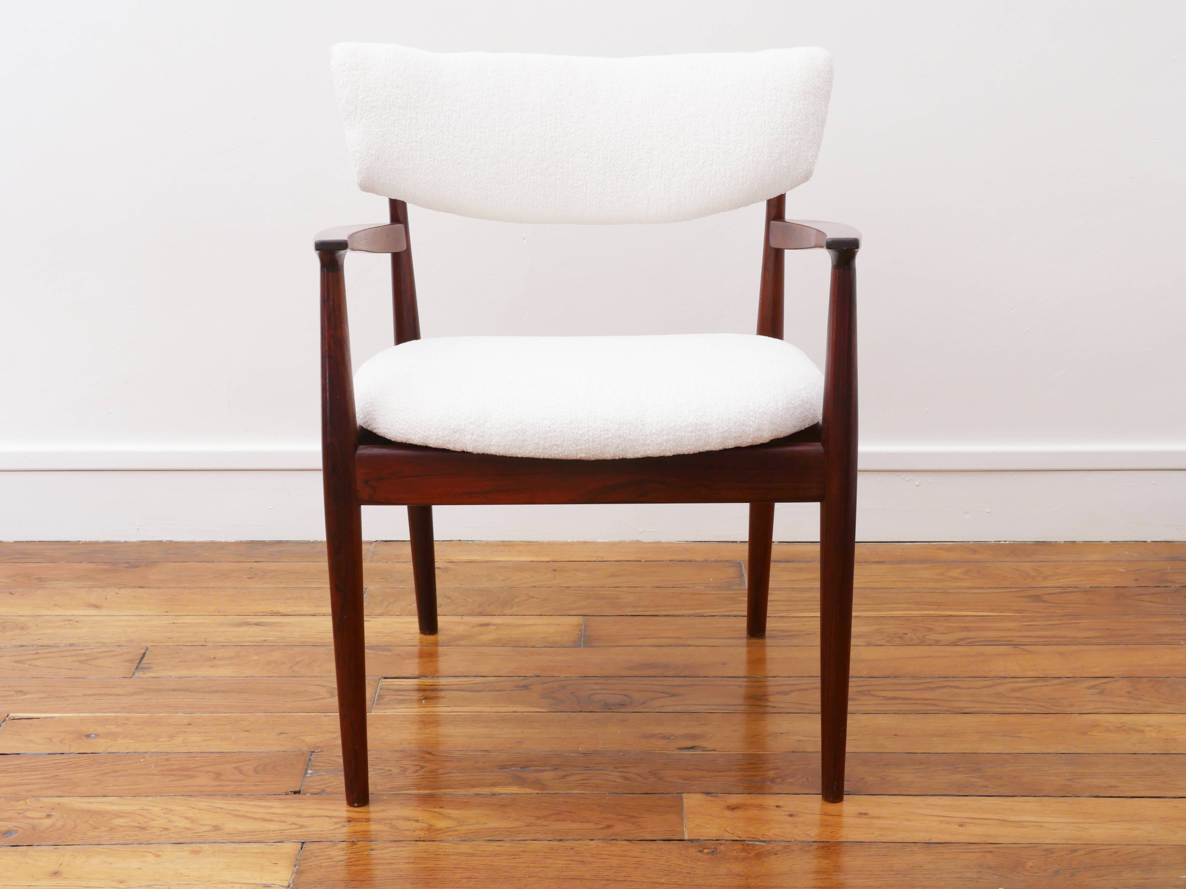 Scandinavian armchair in teak