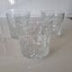 3 high-quality crystal whisky glasses