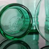 5 verres apéritifs vintage excel vert
