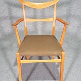 Set of 4 German cow horn dining armchairs by Lübke, 1950s, extremely rare