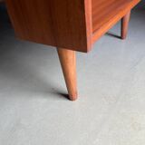 Desk 1970 - 3 drawers and tapered legs