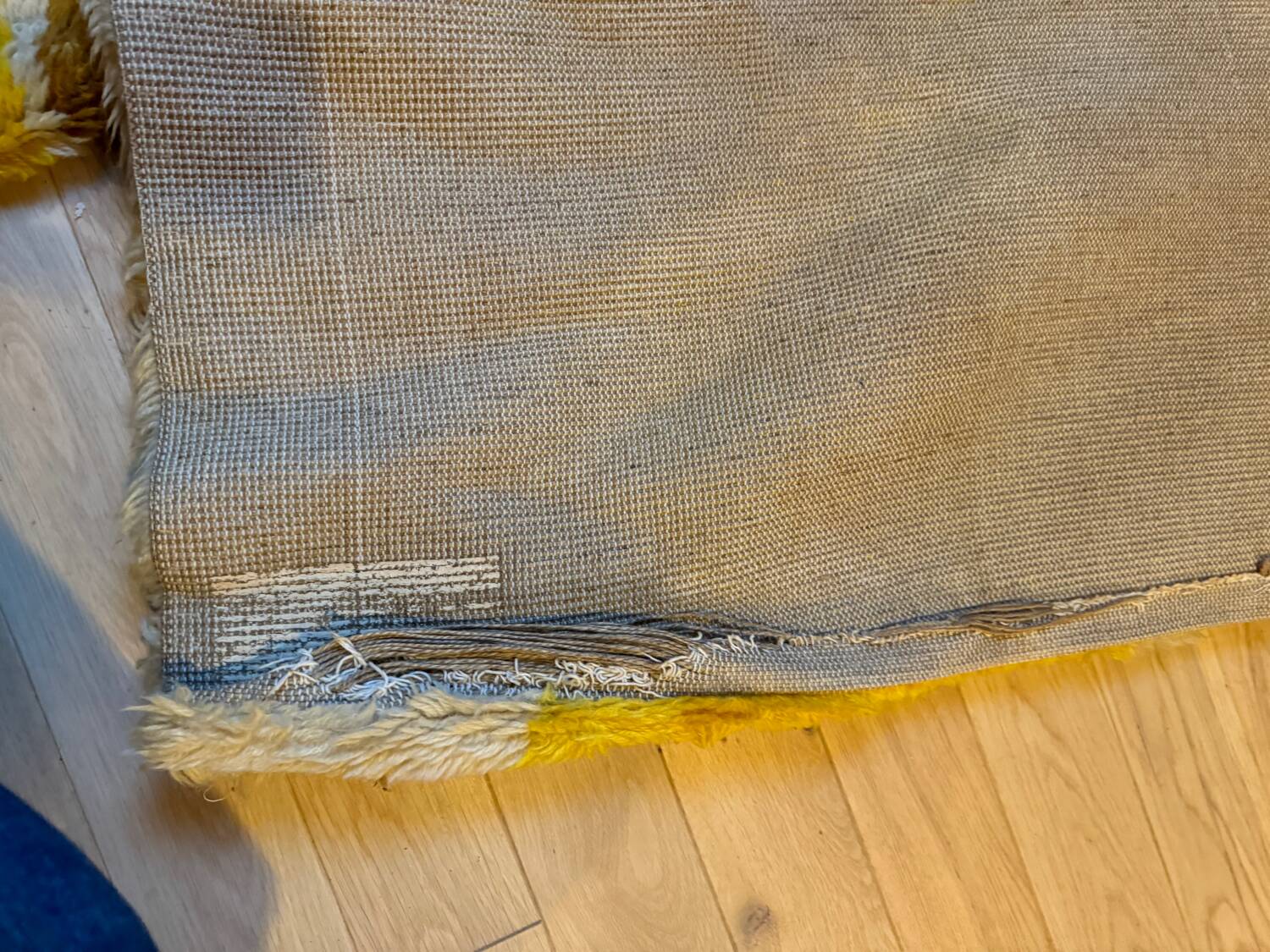 Pair of beautiful Dutch Space Age rugs / 130x70