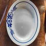 Service of 34 Pieces Wolves Mill and Orchies Hamage France 50s-60s