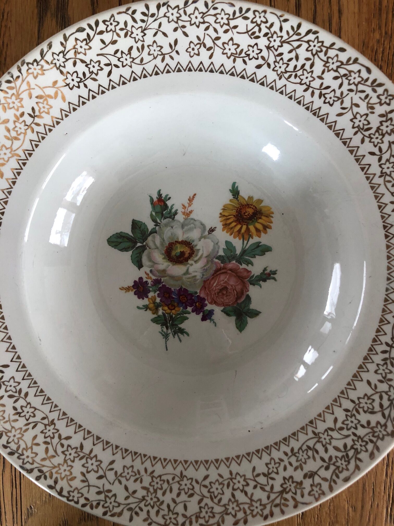 Lot of 3 serving dishes old in half porcelain Badonviller