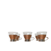 Mid-century German tea glasses by WMF, 1960s, set of 6.