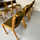 Set of 8 Thygesen and Sorensen / Magnus Olesen designer chairs from the 70s