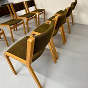 Set of 8 Thygesen and Sorensen / Magnus Olesen designer chairs from the 70s