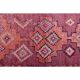 1970s Turkish Oushak handmade wool cotton red area rug 79x252
