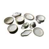 Antique porcelain table service