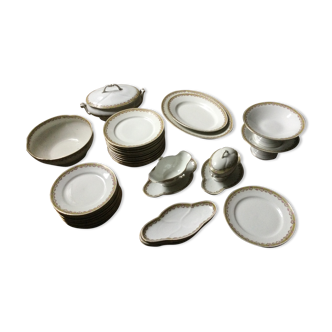 Antique porcelain table service