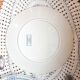 Lot of 4 blue plates "carina" U&C Sarreguemines Terre de Fer