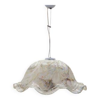 Lampe à suspension, verre de Murano, design italien, années 1970, production : Italie