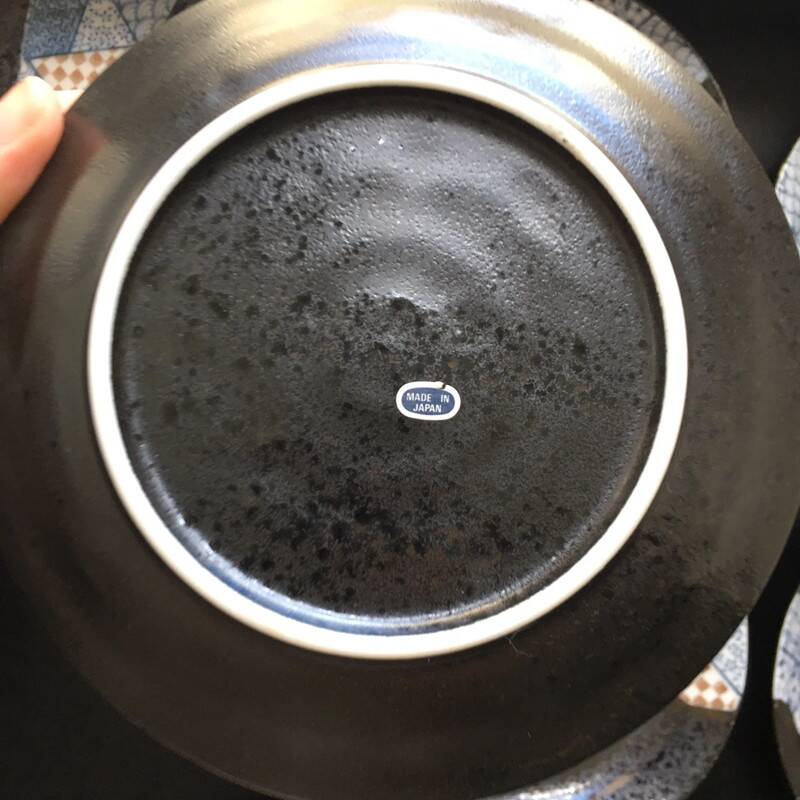 Assiettes 16,5 cm grès japonais Art Institute Chicago