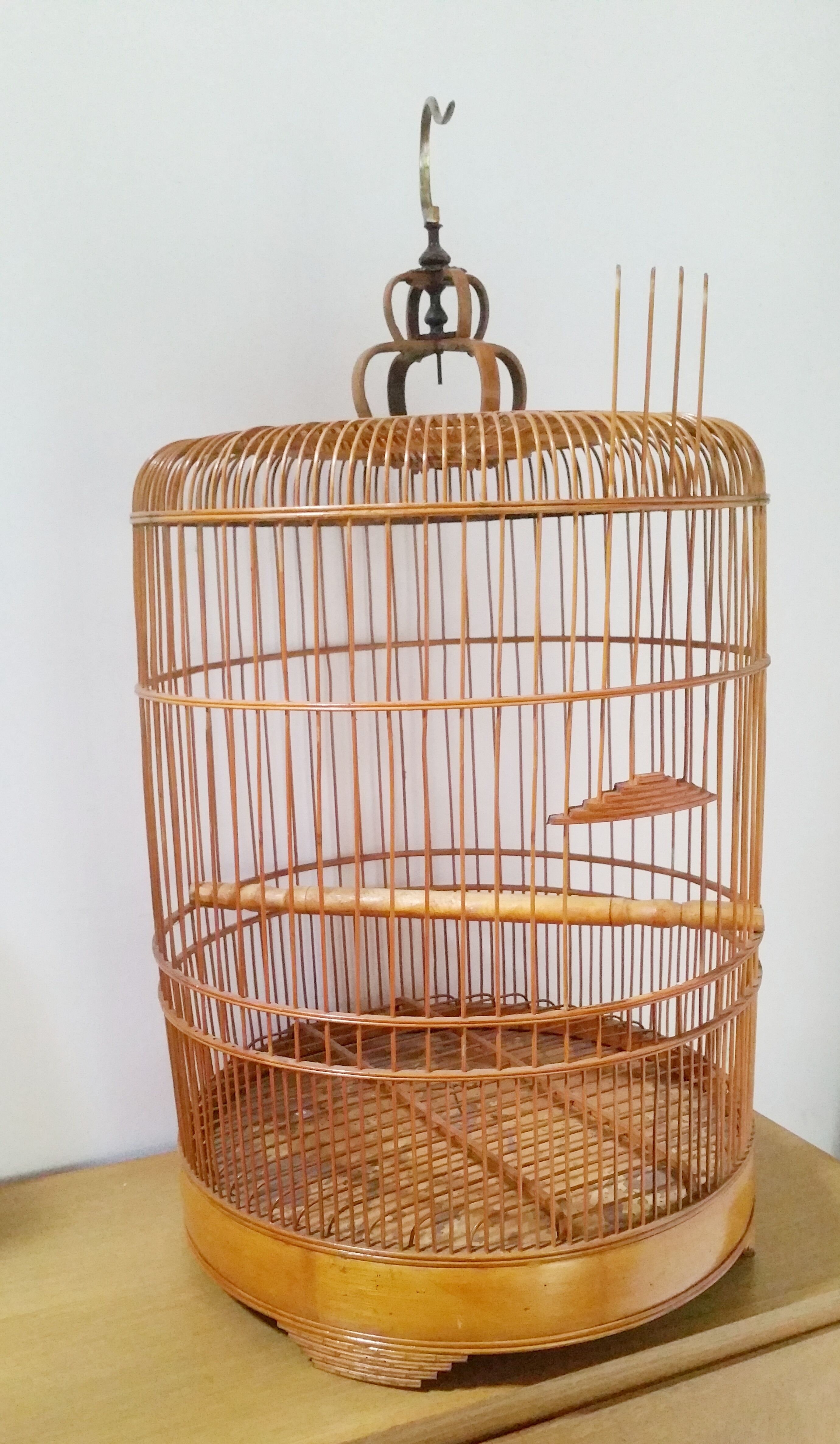 Old collection cage